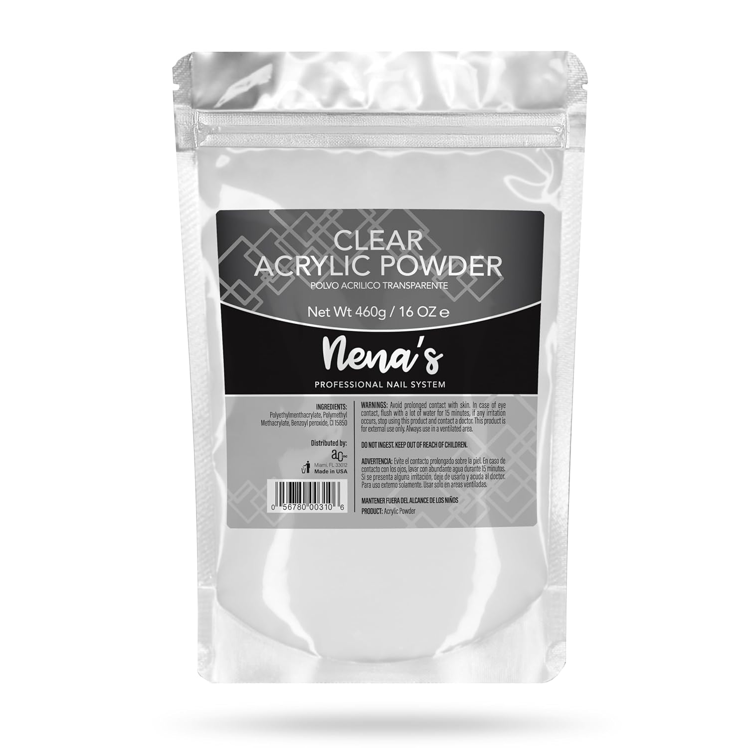 Clear Sculpting Acrylic Powder for Professional Nails
