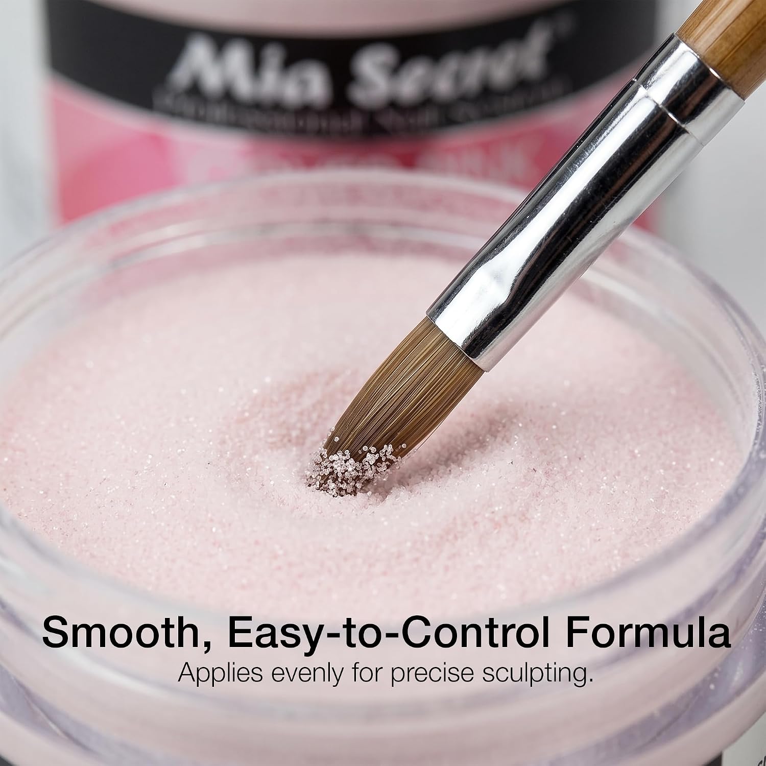 Mia Secret Cover Pink 1 oz nail powder jar - 4