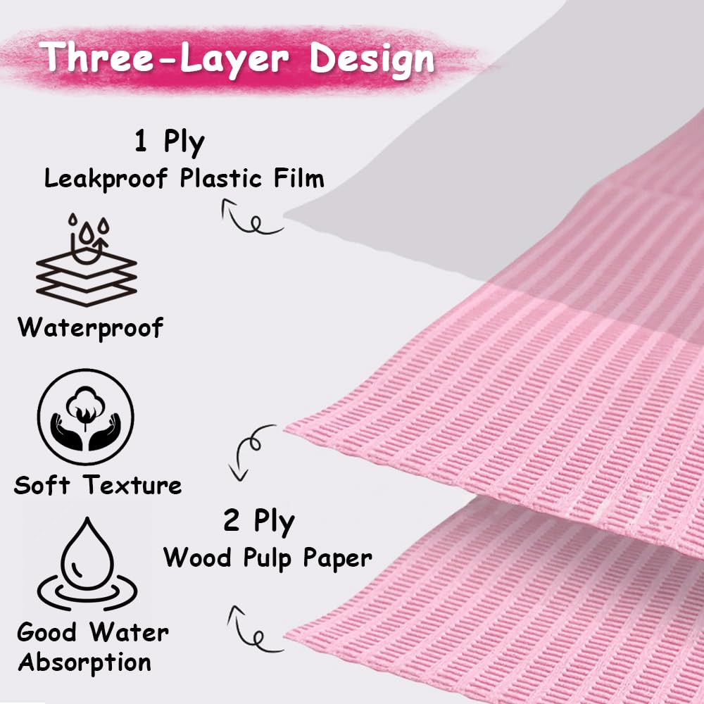SUTOKAKA disposable nail art table mat pack with foldable absorbent pads - 4