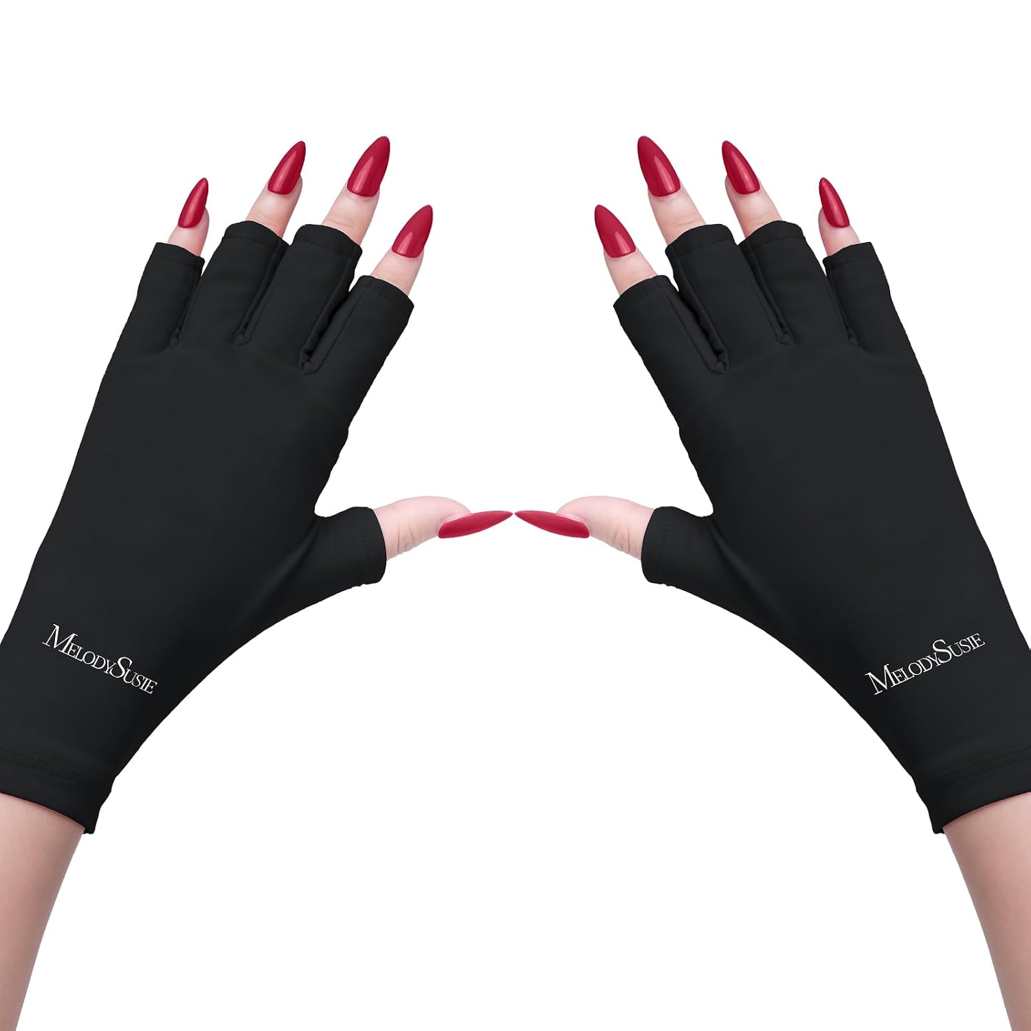fingerless UV manicure gloves — UPF50+ Lycra Hand Shield