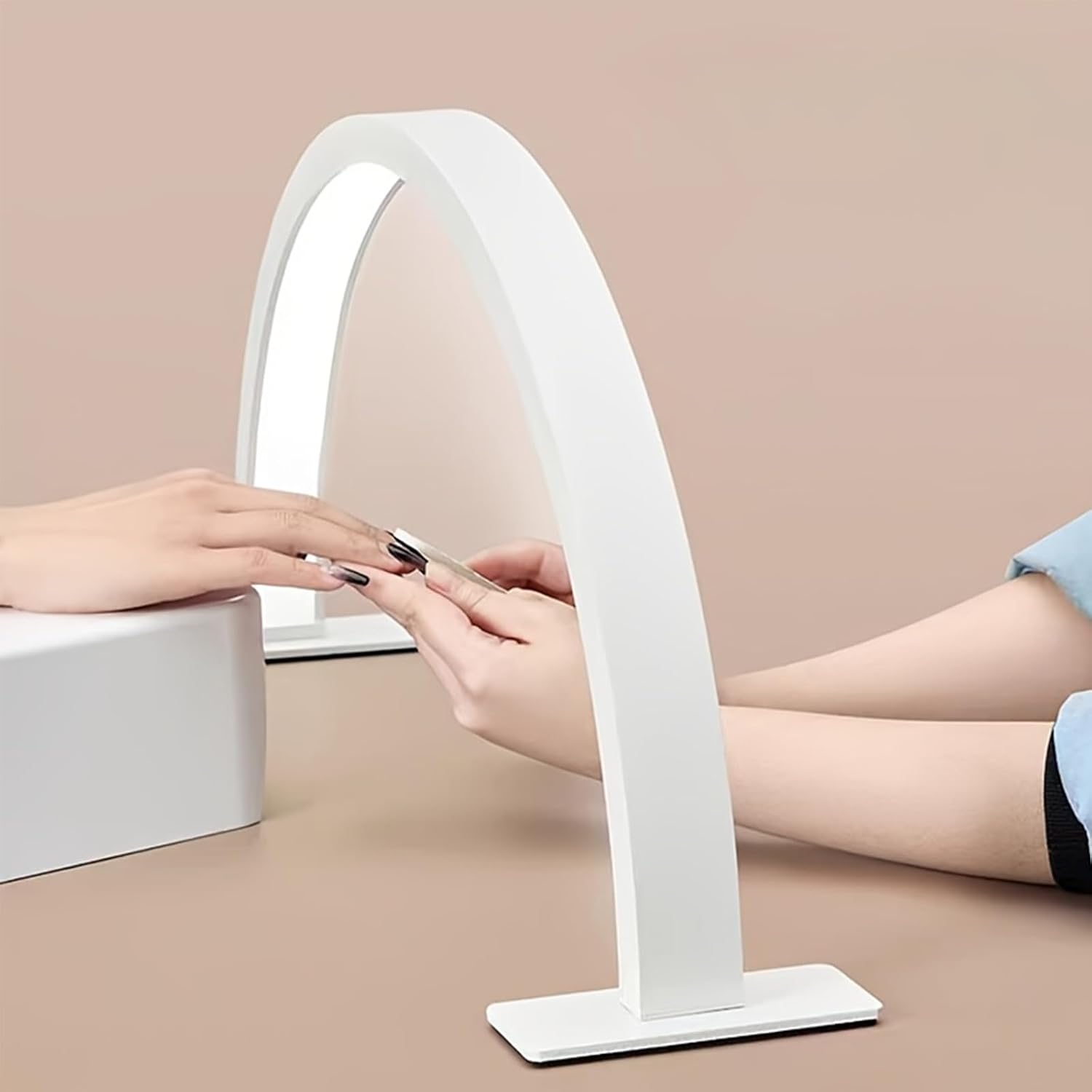 Half Moon Nail Lamp — LED Desk Light for Nail Art