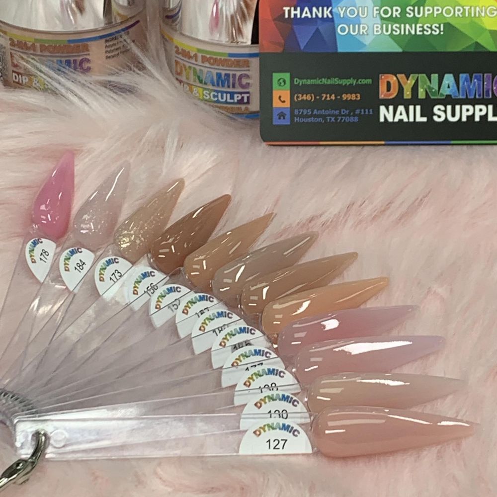 nude acrylic powder jars collection - 2