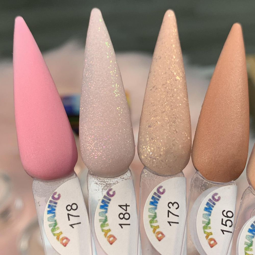 nude acrylic powder jars collection - 3