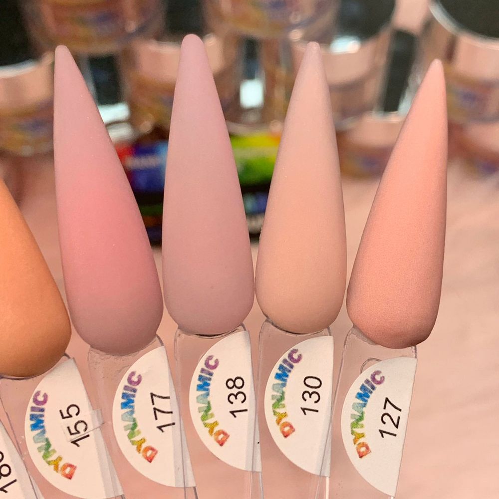 nude acrylic powder jars collection - 5