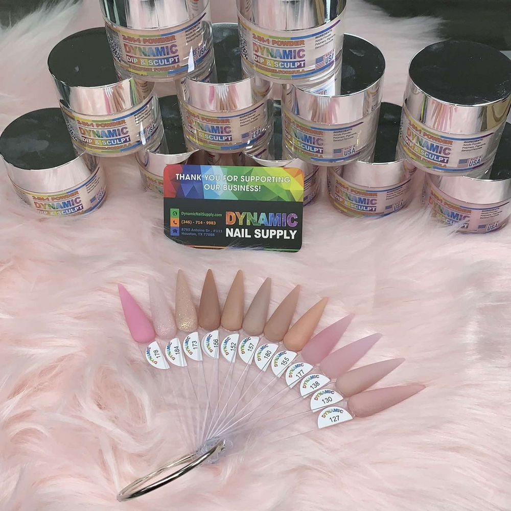 nude acrylic powder jars collection - 6