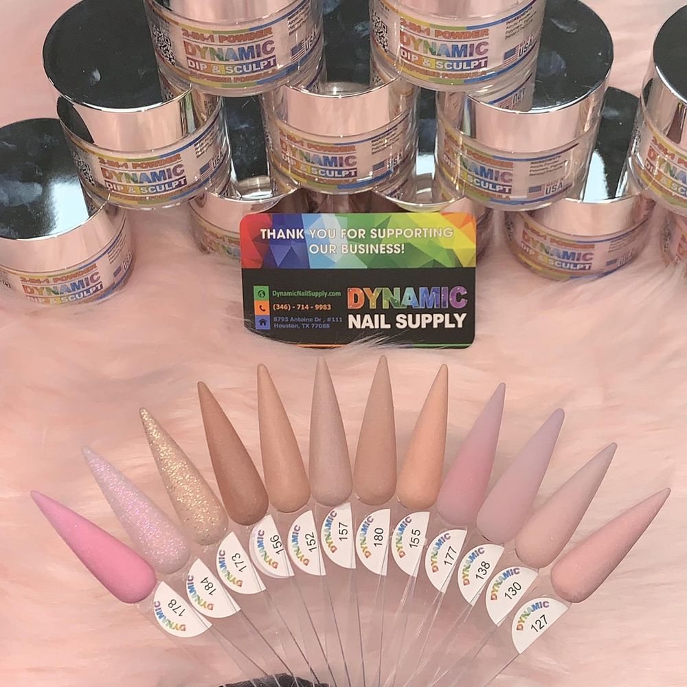 nude acrylic powder jars collection - 7