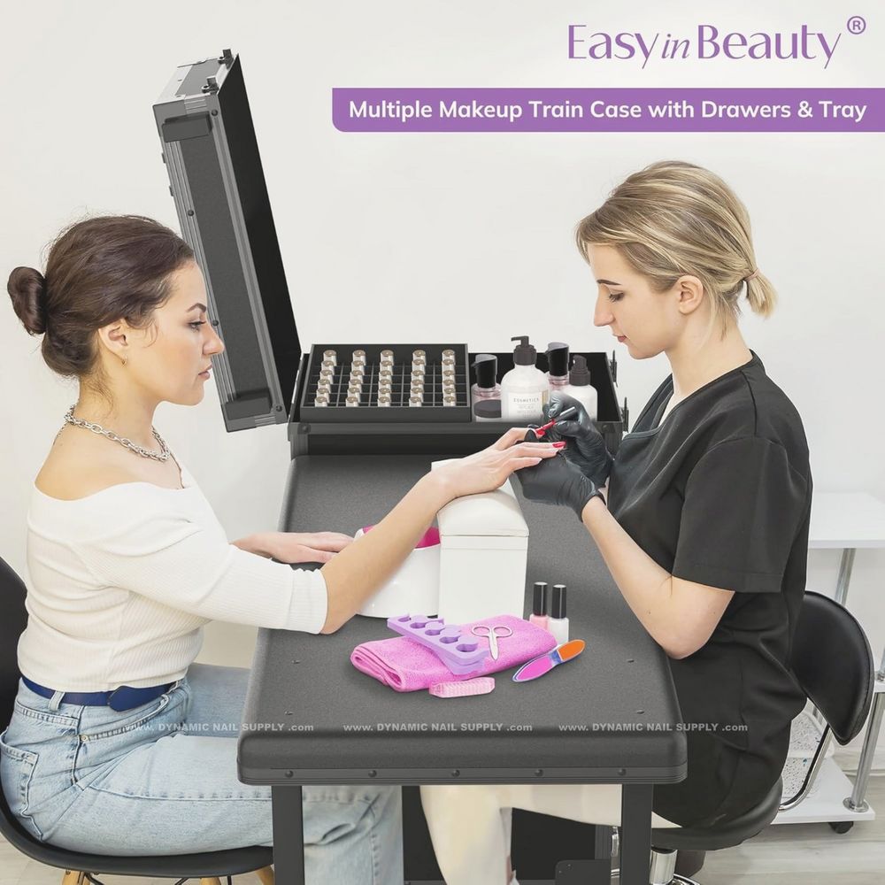 Foldable portable manicure table case - 4