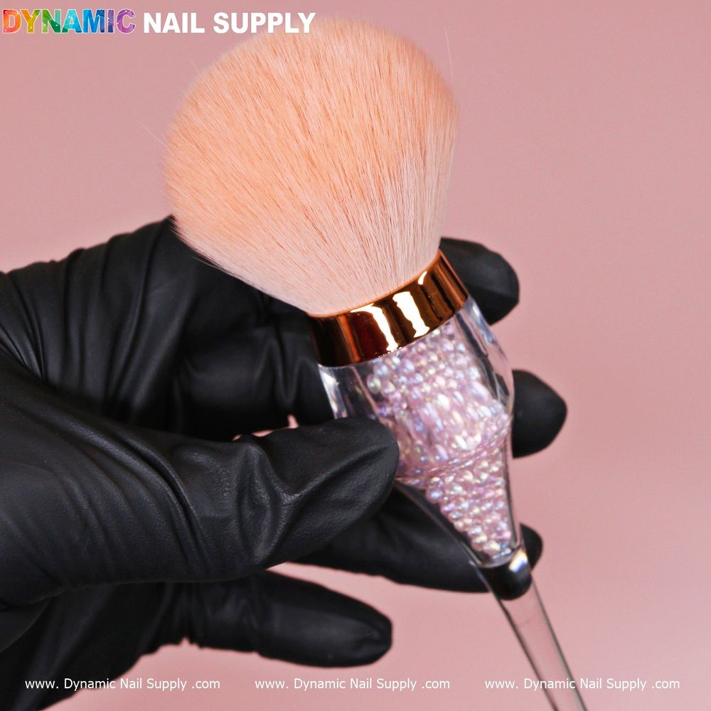 rose gold wine-cup boba dust brush - 2