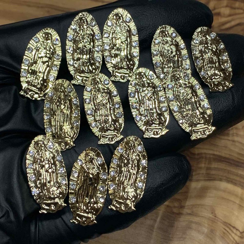 Virgin Mary Nail Charms to Rescue Worn Nail Art